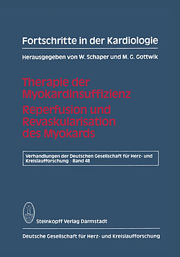 Kartonierter Einband Fortschritte in der Kardiologie von W. Schaper, M. G. Gottwik