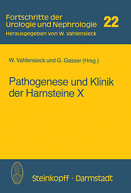 Kartonierter Einband Pathogenese und Klinik der Harnsteine X von 