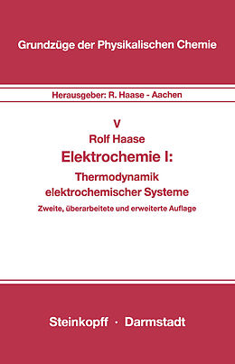 Kartonierter Einband Elektrochemie I von R. Haase