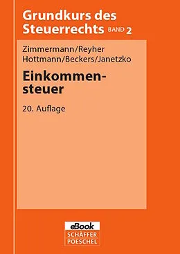 E-Book (pdf) Einkommensteuer von Reimar Zimmermann, Ulrich Reyher, Jürgen Hottmann