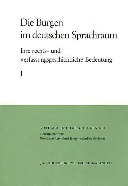 Die Burgen im deutschen Sprachraum