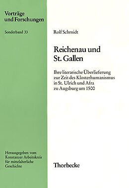 Kartonierter Einband Reichenau und St. Gallen von Rolf Schmidt