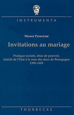 Fester Einband Invitations au mariage von Werner Paravicini