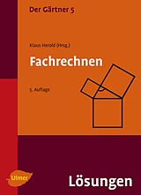E-Book (pdf) Der Gärtner 5. Fachrechnen. Lösungen von Klaus Herold