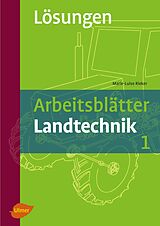 E-Book (pdf) Arbeitsblätter Landtechnik 1 - Lösungsheft von 