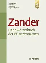 Fester Einband Zander. Handwörterbuch der Pflanzennamen von Walter Erhardt, Erich Götz, Nils Bödeker