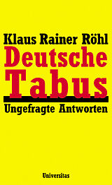 Fester Einband Deutsche Tabus von Klaus R Röhl