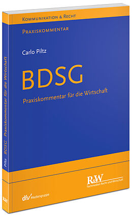Kartonierter Einband BDSG von Carlo Piltz