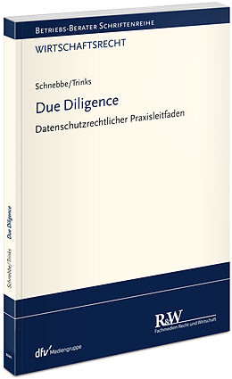 Kartonierter Einband Due Diligence von Maximilian Schnebbe, Peter Trinks