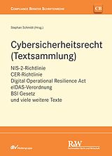 E-Book (pdf) Cybersicherheitsrecht (Textsammlung) von 