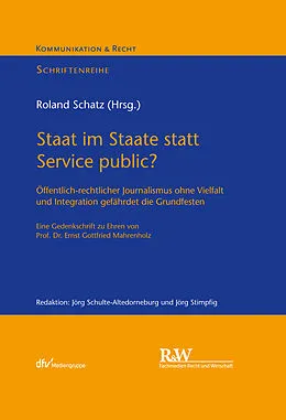 E-Book (pdf) Staat im Staate statt Service public? von 