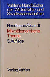 Fester Einband Mikroökonomische Theorie von James M. Henderson, Richard E. Quandt