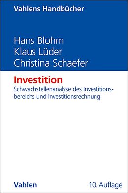 E-Book (pdf) Investition von Hans Blohm, Klaus Lüder, Christina Schaefer