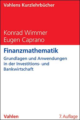 E-Book (pdf) Finanzmathematik von Eugen Caprano, Konrad Wimmer