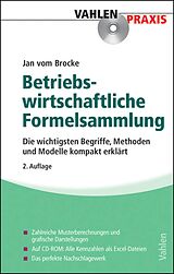 E-Book (pdf) Formelsammlung zur Betriebswirtschaftslehre von Jan vom Brocke