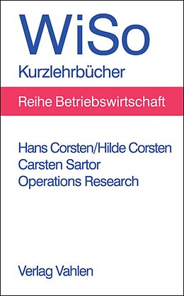 E-Book (pdf) Operations Research von Hans Corsten, Hilde Corsten, Carsten Sartor
