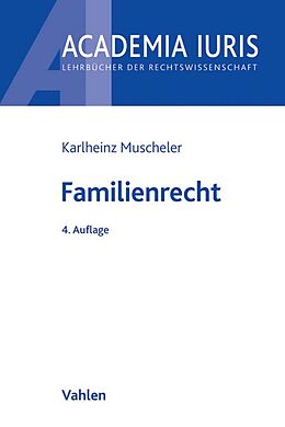 Kartonierter Einband Familienrecht von Karlheinz Muscheler