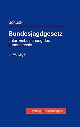 Fester Einband Bundesjagdgesetz von 