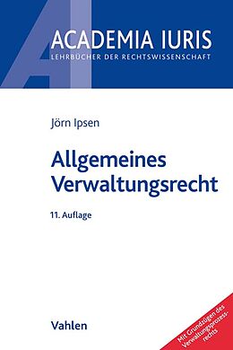 Kartonierter Einband Allgemeines Verwaltungsrecht von Jörn Ipsen