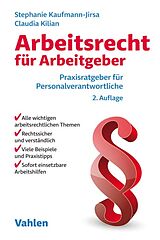 E-Book (pdf) Arbeitsrecht für Arbeitgeber von Stephanie Kaufmann-Jirsa, Claudia Kilian