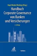 Fester Einband Handbuch Corporate Governance von Banken und Versicherungen von 