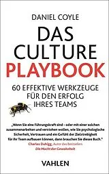 Kartonierter Einband Das Culture Playbook von Daniel Coyle