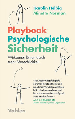 Kartonierter Einband Playbook Psychologische Sicherheit von Karolin Helbig, Minette Norman