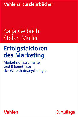 Kartonierter Einband Erfolgsfaktoren des Marketing von Katja Gelbrich, Stefan Müller