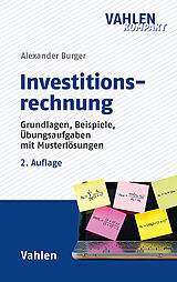Kartonierter Einband Investitionsrechnung von Alexander Burger