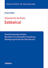 Kartonierter Einband Sabbatical von Smaro Sideri