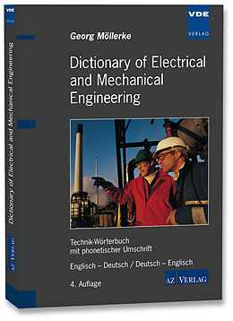 Kartonierter Einband Dictionary of Electrical and Mechanical Engineering von Georg Möllerke