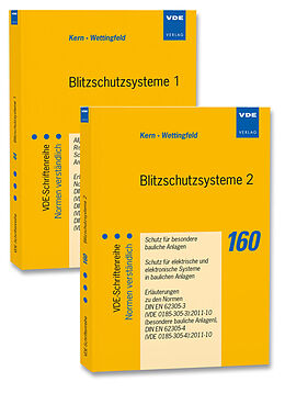 Fester Einband Blitzschutzsysteme 1 - Blitzschutzsysteme 2 (Set) von Alexander Kern, Jürgern Wettingfeld