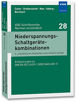 Kartonierter Einband Niederspannungs-Schaltgerätekombinationen von Rudolf Cater, Helmut Drebenstedt, Heinz Noe