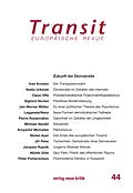 E-Book (pdf) Transit 44. Europäische Revue von Michael Sandel, Jacques Rupnik