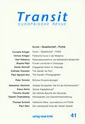 E-Book (epub) Transit 41 von Cornelia Klinger, Verena Krieger, Uwe Hebekus