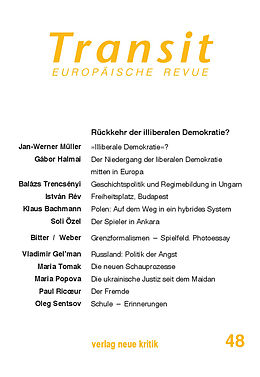 E-Book (pdf) Transit 48. Europäische Revue von Jan-Werner Müller, Gábor Halmai, Klaus Bachmann