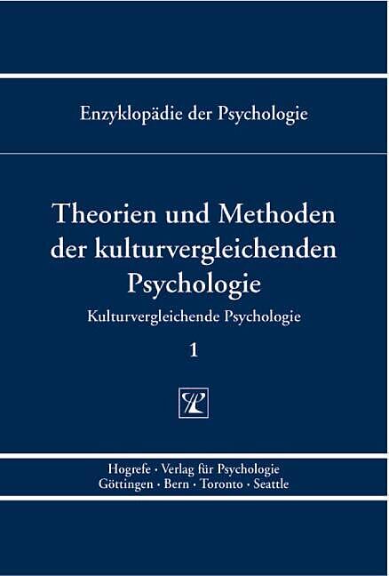 Theorien und Methoden der kulturvergleichenden Psychologie