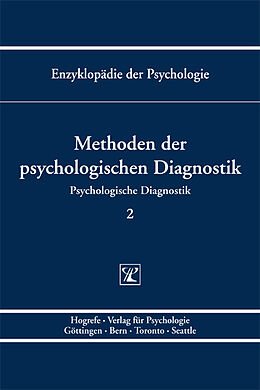 Fester Einband Methoden der Psychologischen Diagnostik von 
