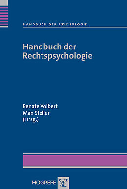 Kartonierter Einband Handbuch der Rechtspsychologie von 