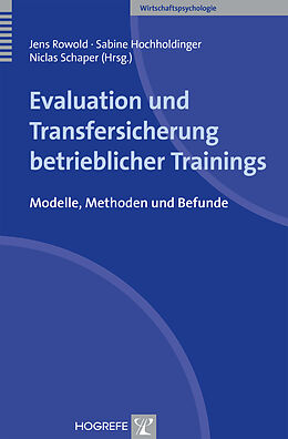 Fester Einband Evaluation und Transfersicherung betrieblicher Trainings von 