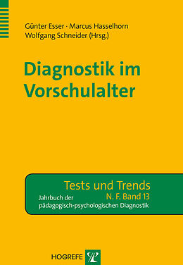 Kartonierter Einband Diagnostik im Vorschulalter von Günter Esser, Marcus Hasselhorn, Wolfgang Schneider