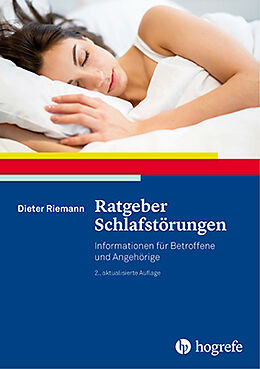 Kartonierter Einband Ratgeber Schlafstörungen von Dieter Riemann