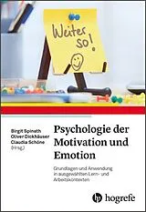 Kartonierter Einband Psychologie der Motivation und Emotion von 