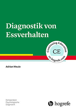 Kartonierter Einband Diagnostik von Essverhalten von Adrian Meule