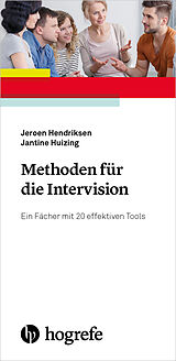Kartonierter Einband Methoden für die Intervision von Jeroen Hendriksen, Jantine Huizing