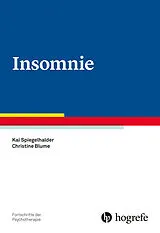 Kartonierter Einband Insomnie von Kai Spiegelhalder, Christine Blume