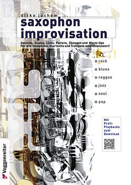 Kartonierter Einband Saxophon Improvisation von Dirko Juchem