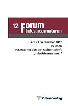 Kartonierter Einband 12. Forum Industriearmaturen von 