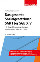 Fester Einband Das gesamte Sozialgesetzbuch SGB I bis SGB XIV von Walhalla Fachredaktion