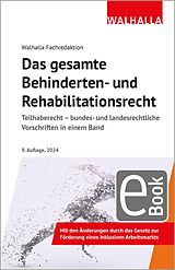 E-Book (pdf) Das gesamte Behinderten- und Rehabilitationsrecht von Walhalla Fachredaktion